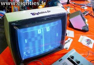 Exposition Eighties avec Jeu Pong Philips Videojeu